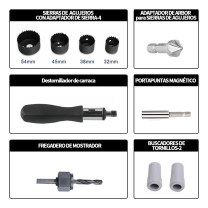 Juego Brocas 111 Pzs