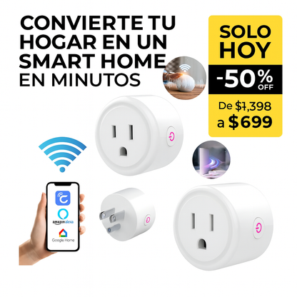 Enchufe Inteligente 3 Pzas