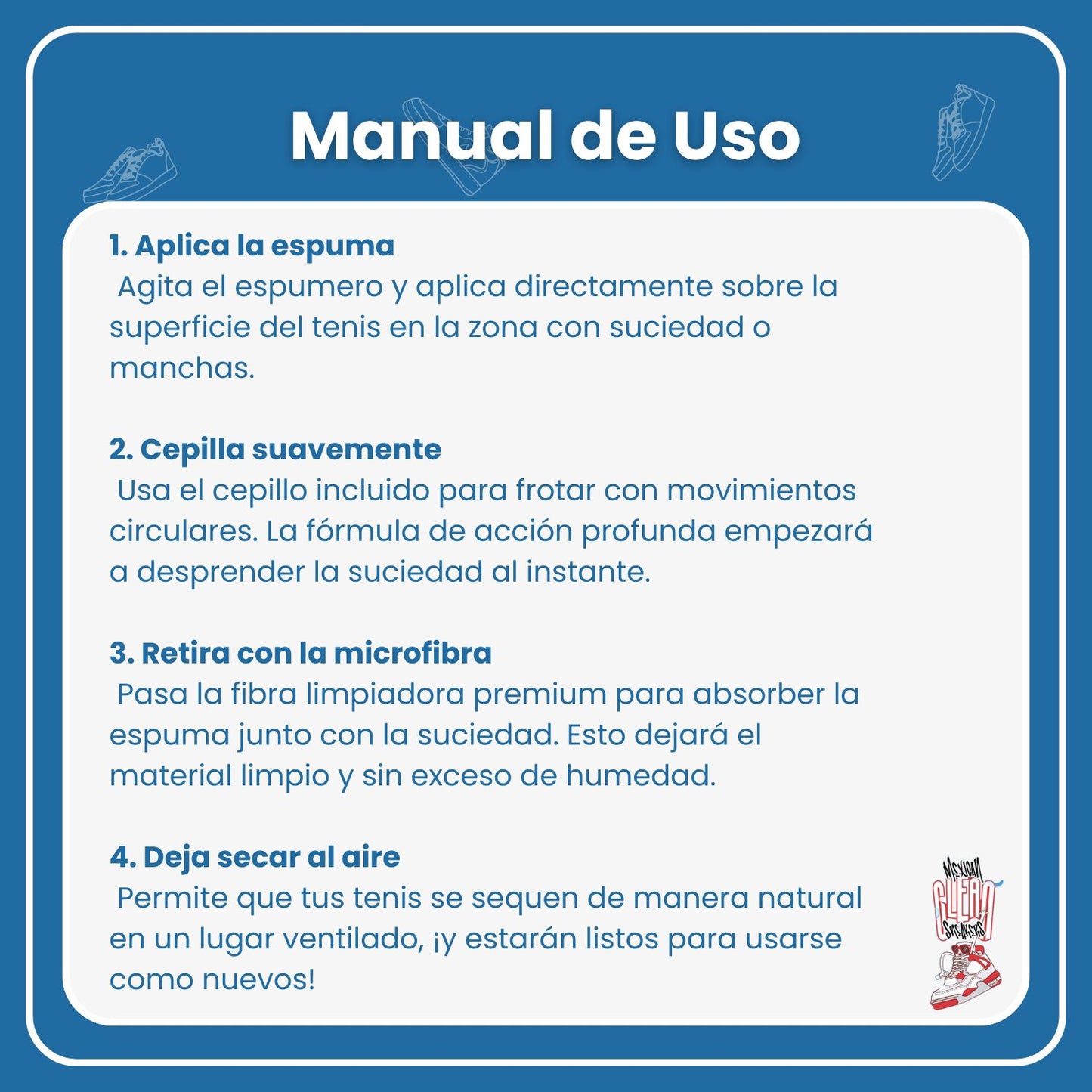 Kit Mexican Clean Sneakers