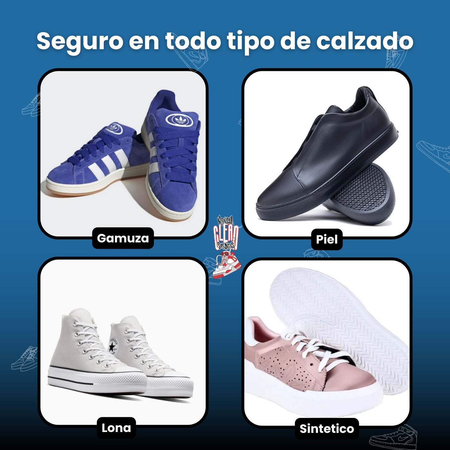 Kit Mexican Clean Sneakers