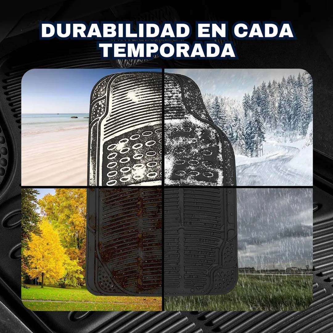 Juego de Tapetes Universales 3pz Uso Rudo