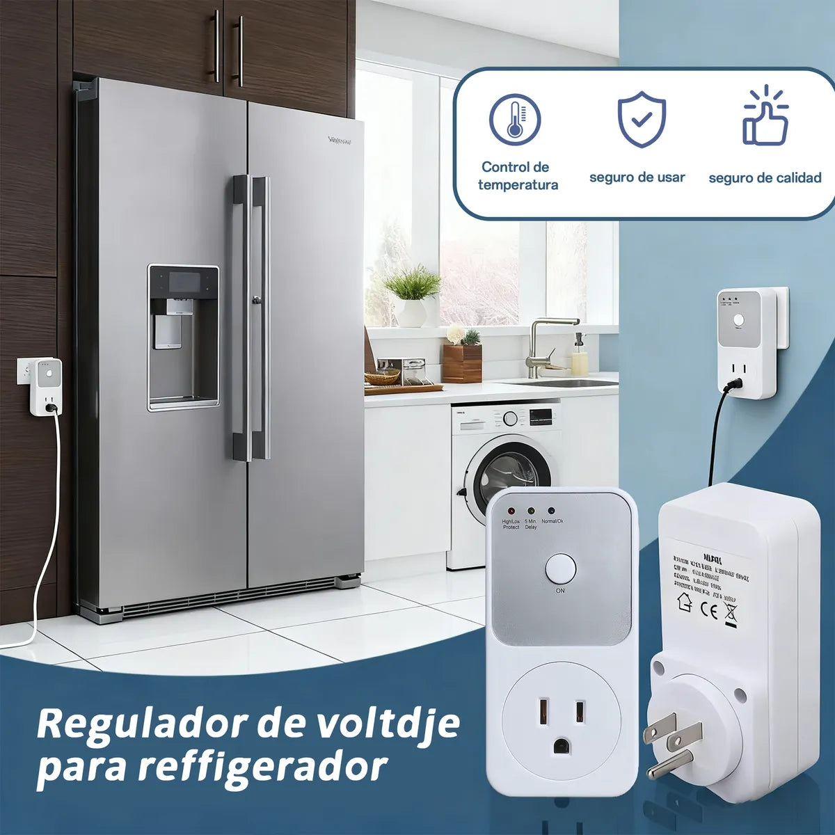 2 protectores de voltaje 1800w